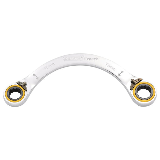 Draper Expert Double Ring Ratchet Half Moon Spanner 11x13mm