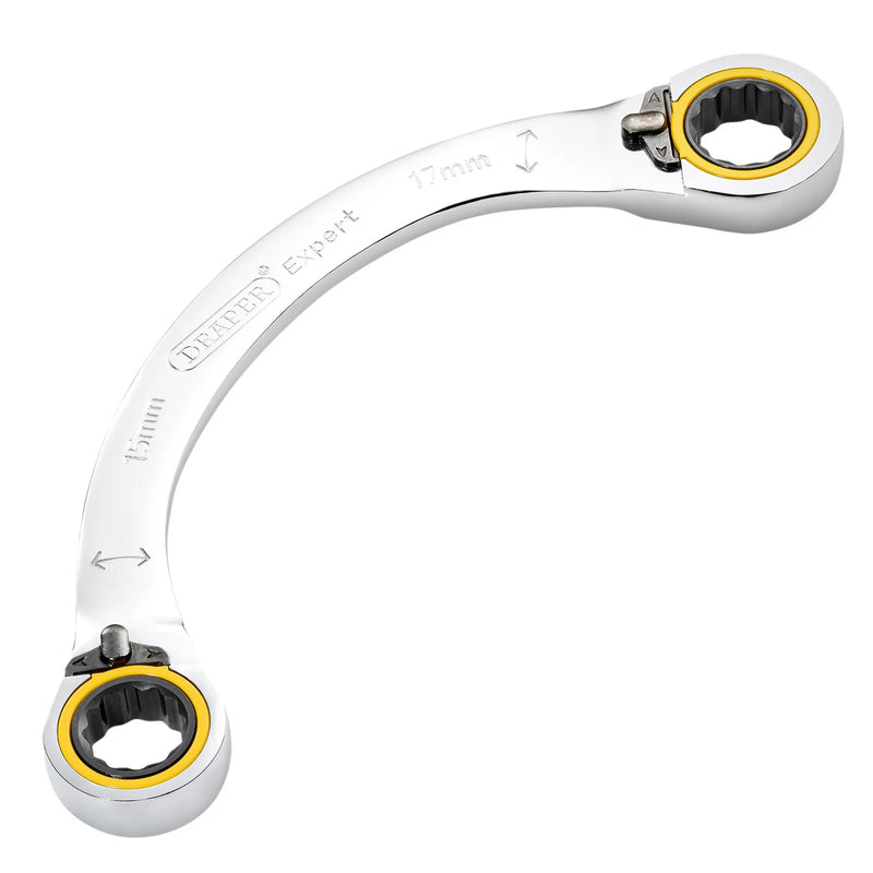 Draper Expert Double Ring Ratchet Spanner 15x17mm