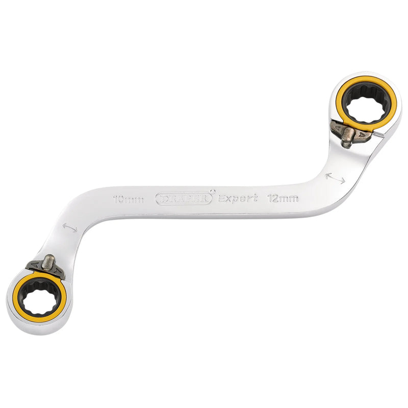 Draper Expert Double Ring Ratchet Spanner 10 x 12mm HI-TORQ®
