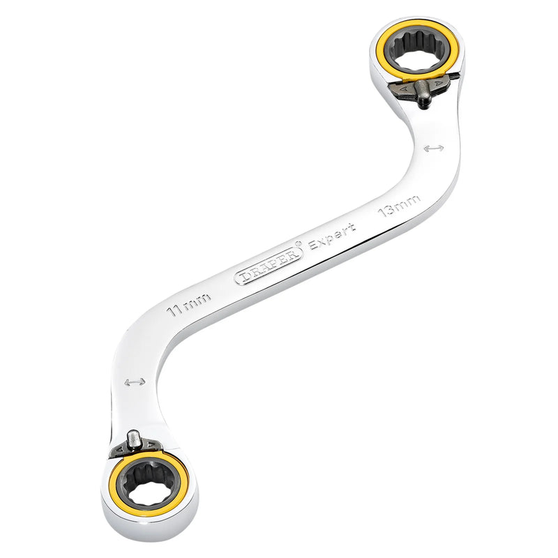Draper Expert HI-TORQ® Double Ring Ratchet Spanner 11x13mm