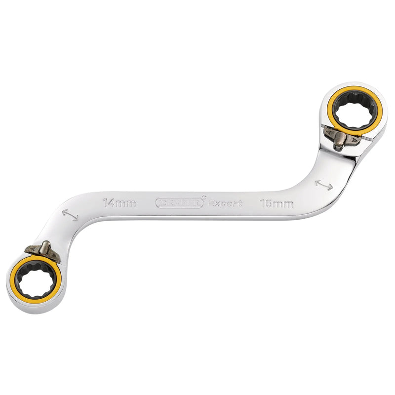 Draper Expert Double Ring Ratchet Spanner 14x16mm