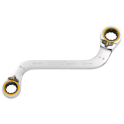 Draper Expert Double Ring Ratchet Spanner 14x16mm