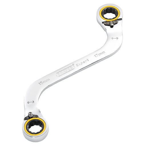 Draper Expert Double Ring Ratchet Spanner 15 x 17mm HI-TORQ®