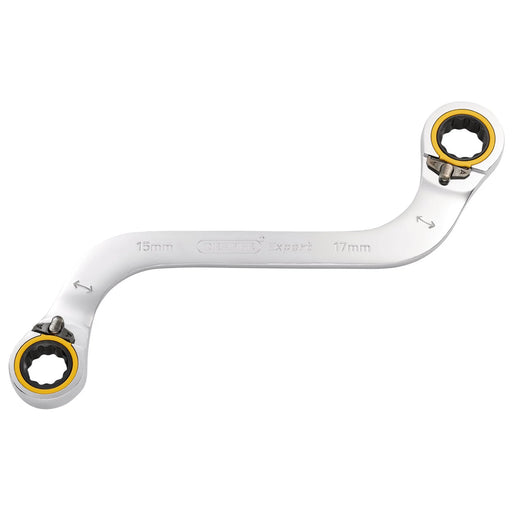 Draper Expert Double Ring Ratchet Spanner 15 x 17mm HI-TORQ®