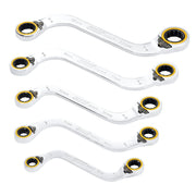 Draper Expert HI-TORQ® Double Ring Reversible Ratchet Spanner Set 5 Piece