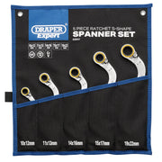 Draper Expert HI-TORQ® Double Ring Reversible Ratchet Spanner Set 5 Piece