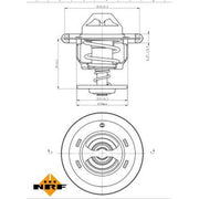 NRF Thermostat,Coolant 725206