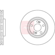 Apec 2 x Vented Front Brake Discs DSK2590