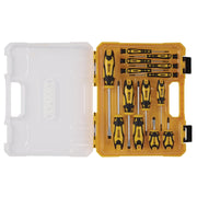 Draper Screwdriver Set 14 Piece with Case - Yellow