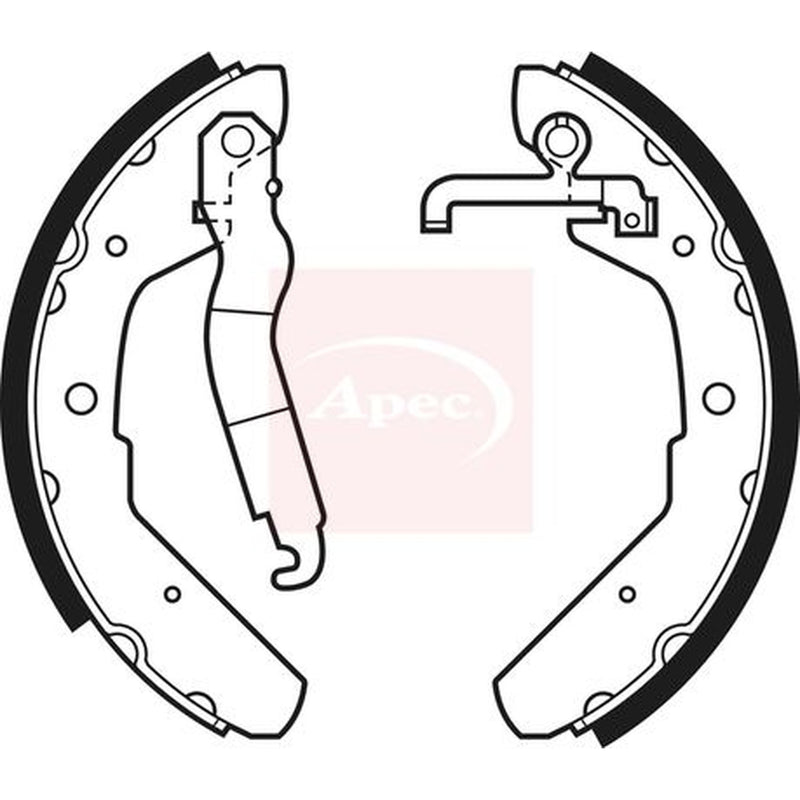 Apec Brake Shoe Set Axle Kit SHU337