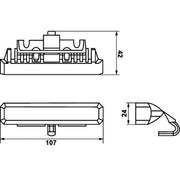 Hella Strobe-Type Beacon High 2XD 012 160-861