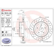 Brembo Xtra 2 x / Rear Brake Discs 09.7813.2X