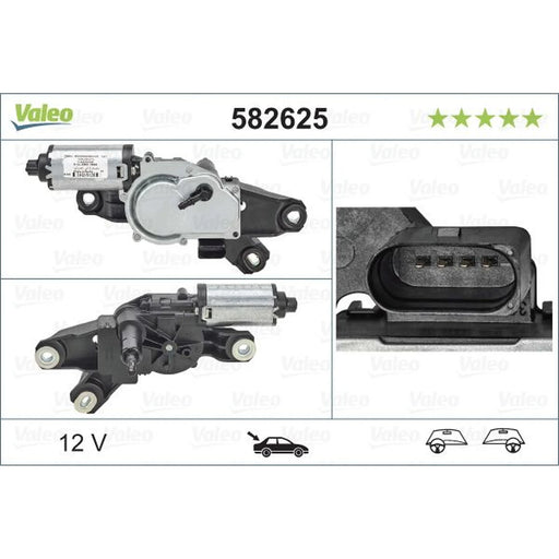 Valeo Front/Rear Wiper Motor Rear 582625