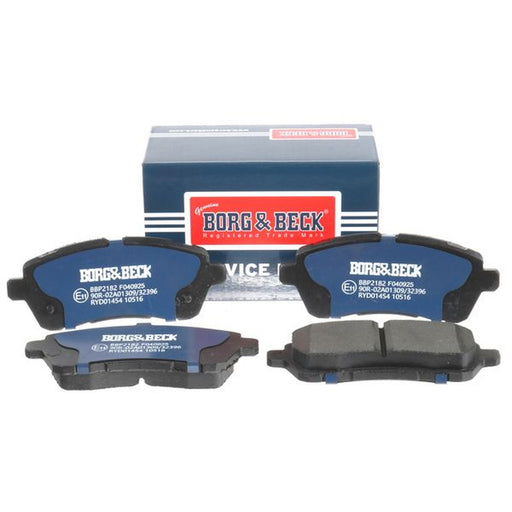 Borg & Beck 4 x Front Brake Pad Set BBP2182