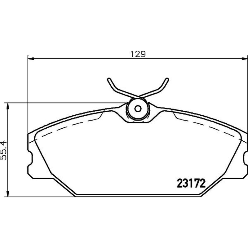 Mintex Front Brake Pad Set MDB2561