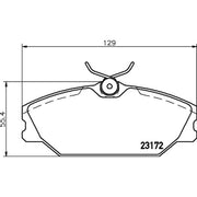 DON Front Brake Pad Set PCP1153