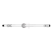 Apec Brake Hydraulic Hose Line Rear HOS4340