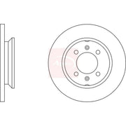 Apec 2 x Solid Front Brake Discs DSK136