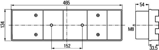 Hella 2VD 008 204-111 Tail Light Assembly
