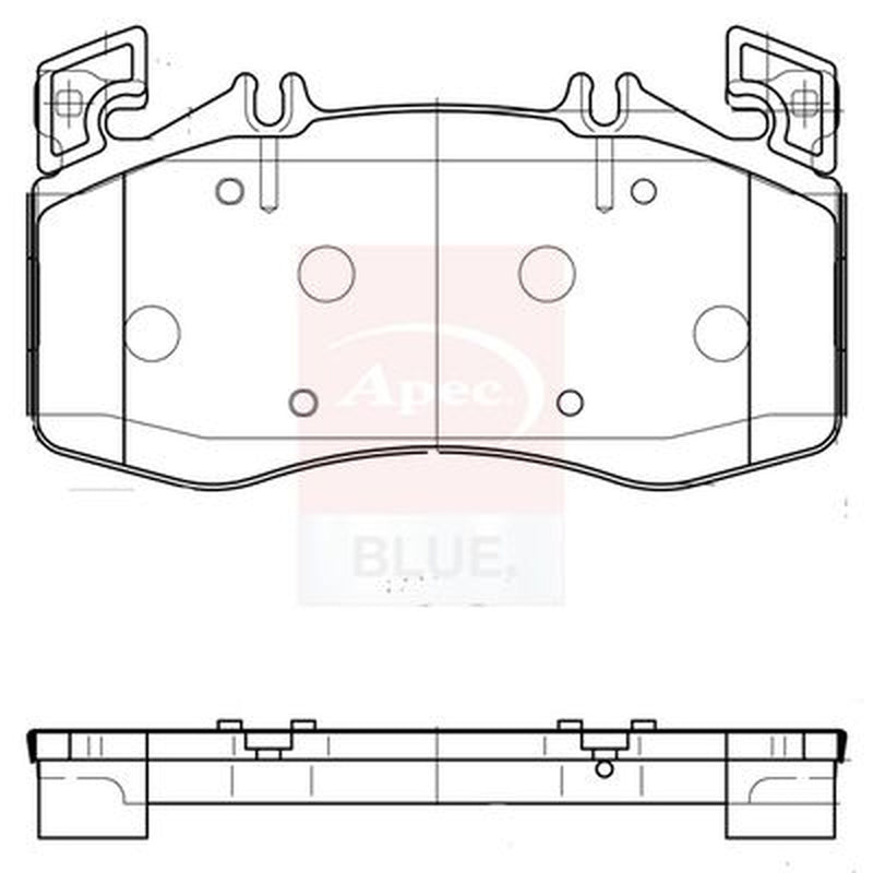 Apec Front Brake Pad Set PD3977