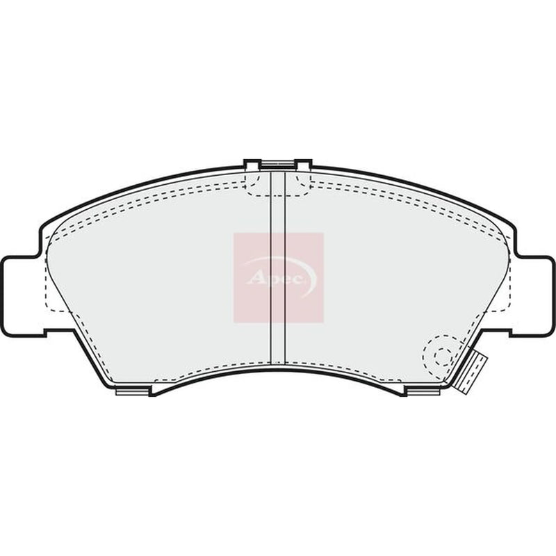 Apec Front Brake Pad Set PAD816