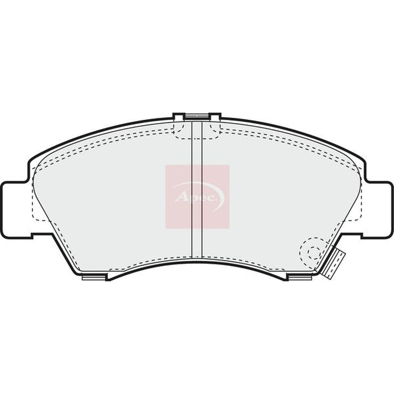Apec Front Brake Pad Set PAD816