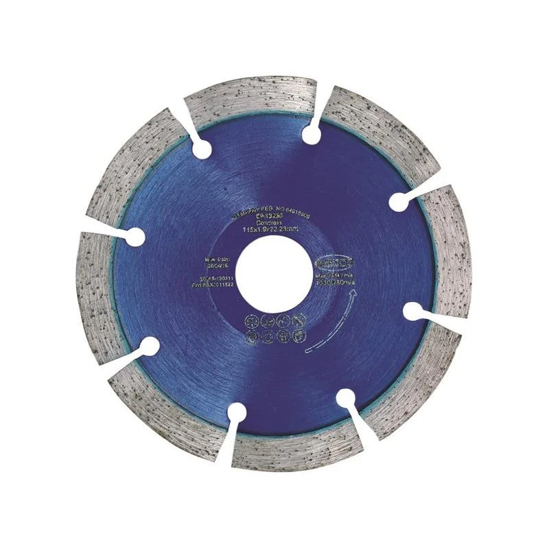 MEXCO RB X10 Radius / Curve Cutting Diamond Blade 115 x 22.23mm - RBX1011522
