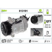 Valeo Air Conditioning Compressor 813191