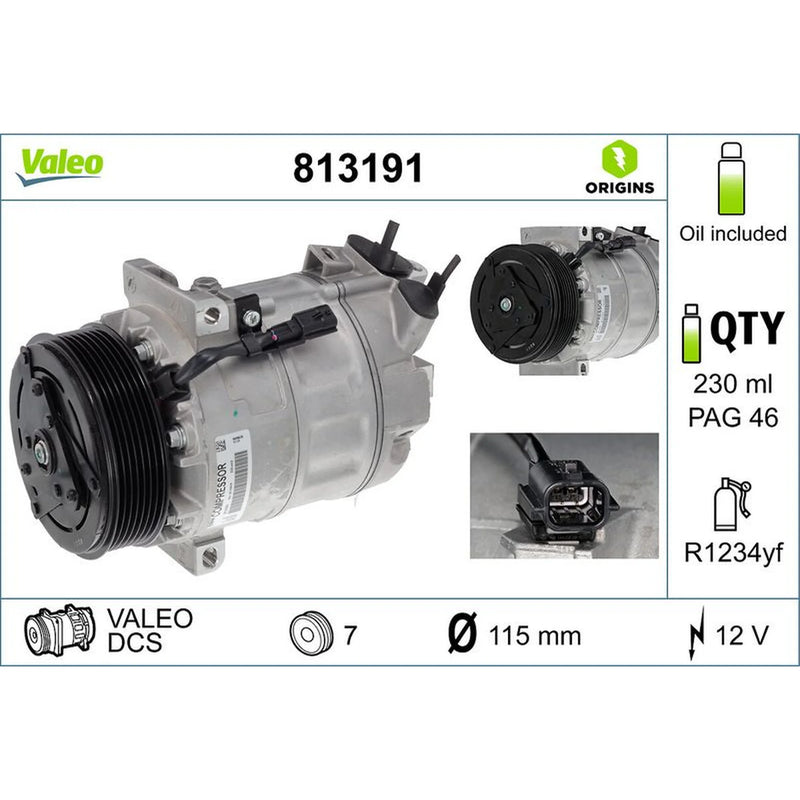 Valeo Air Conditioning Compressor 813191