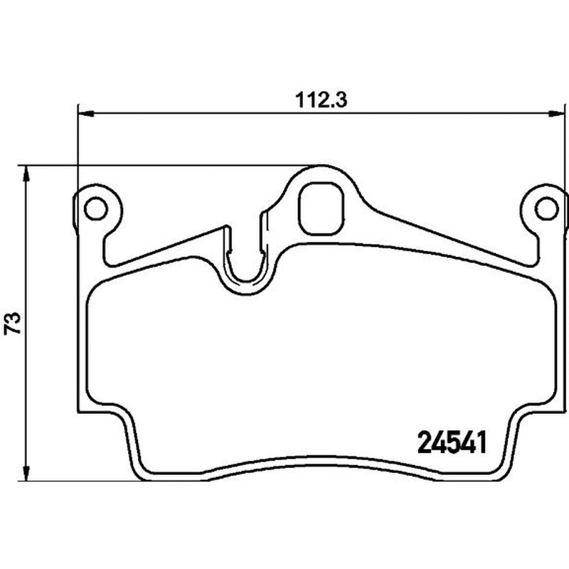 Mintex Rear Brake Pad Set MDB2889