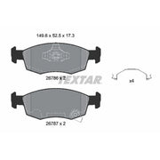 Textar Front Brake Pad Set 2678601