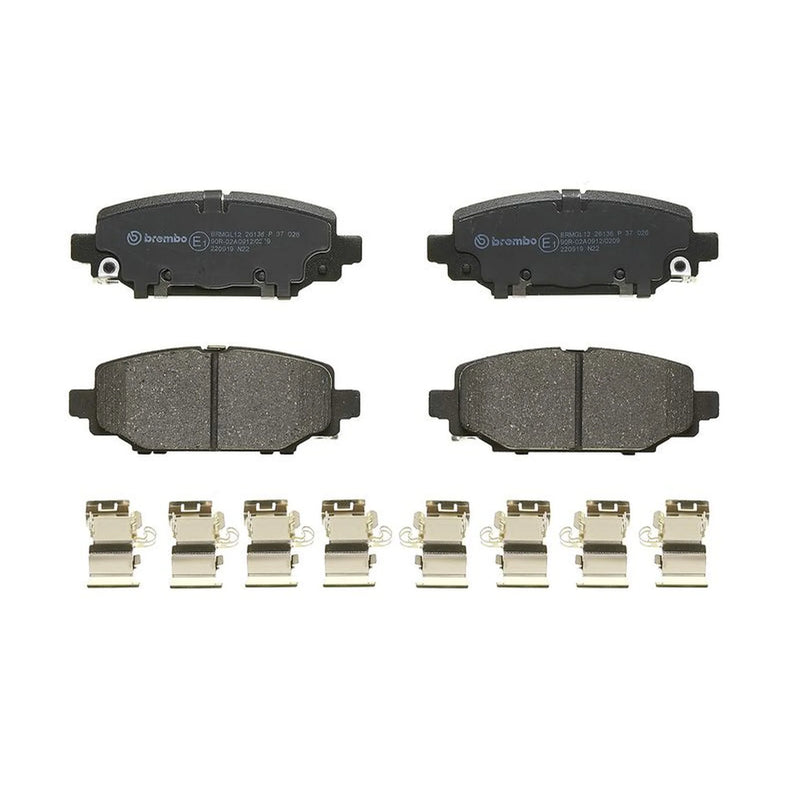 Brembo 4 x Rear Brake Pad Set P37026