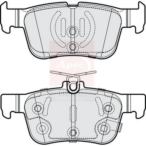 Apec Rear Brake Pad Set PD4256