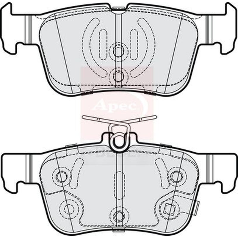 Apec Rear Brake Pad Set PD4256