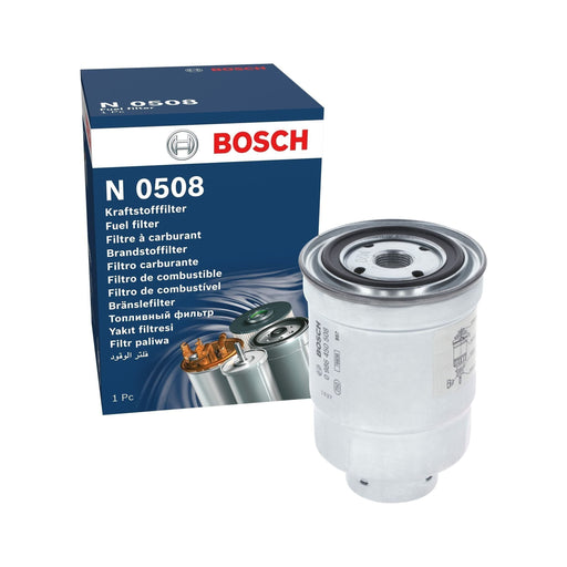 Genuine Bosch Car Fuel Filter N0508 Fits Mitsubishi L200 Tdic - 2.5 - 01-05 0986 Bosch  - Town Parts