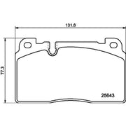 DON Front Brake Pad Set PCP2106