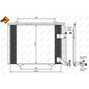 NRF Air Conditioning Condenser 35463