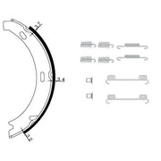 Mintex Parking Brake Shoe Set MFR693