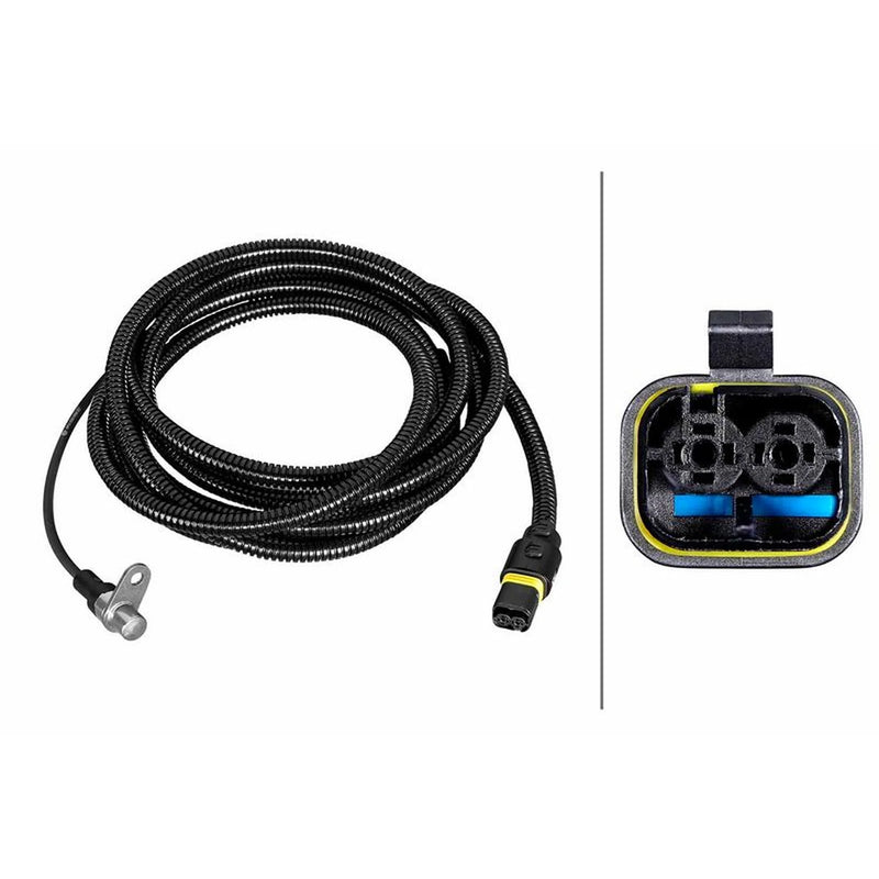 Hella ABS Wheel Speed Sensor Rear Right 6PU 230 052-231