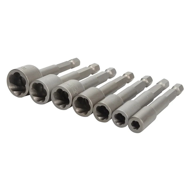 IRWIN® T394100 Power Grip Screw Extractor Set, 7 Piece - 394100