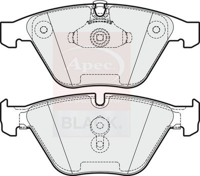 Apec Black Front Brake Pad Set PAD1991B