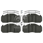 Febi Rear Brake Pad Set 16567