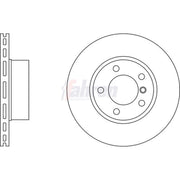Fahren 2 x Vented Front Brake Discs FBD6248