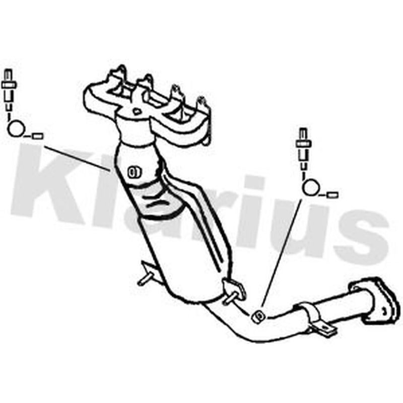 Klarius Catalyst Type Approved With Pipe 321320