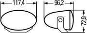 Hella 1NA 008 283-801 Front Fog Light Set