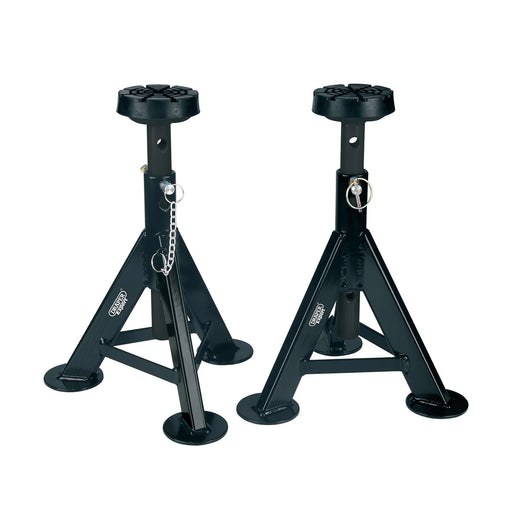 Draper Expert Axle Stands Pair 3 Tonne Adjustable 350-555mm