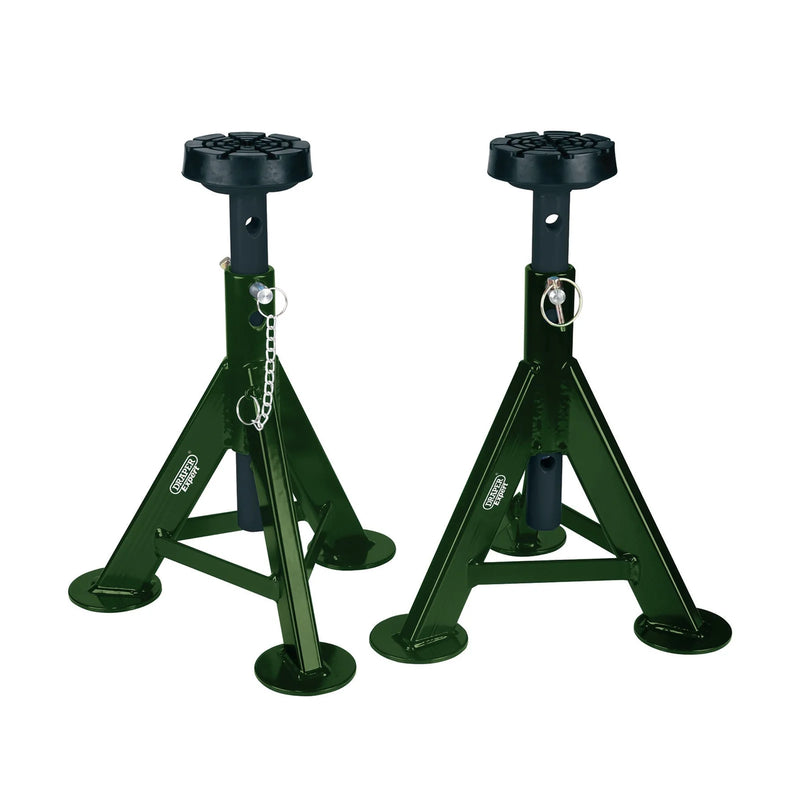Draper Expert Axle Stands Pair 3 Tonne Green AS3000EG
