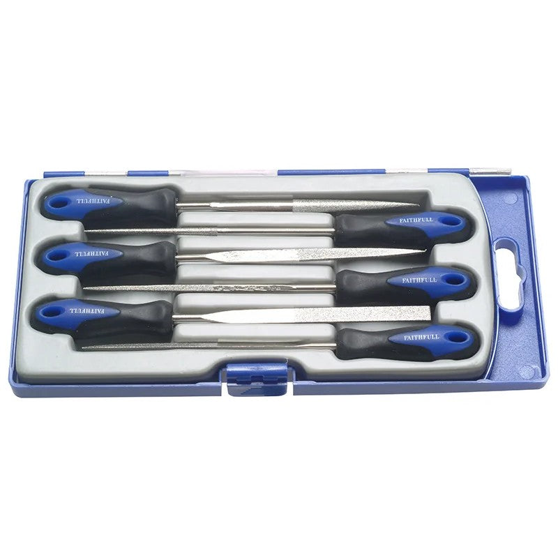 Faithfull Diamond Needle File Set 6 Piece - FAIPPDIAMOND
