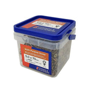 ForgeFix Multi-Purpose Pozi Compatible Screw CSK ST ZYP 5.0 x 70mm Tub 450
