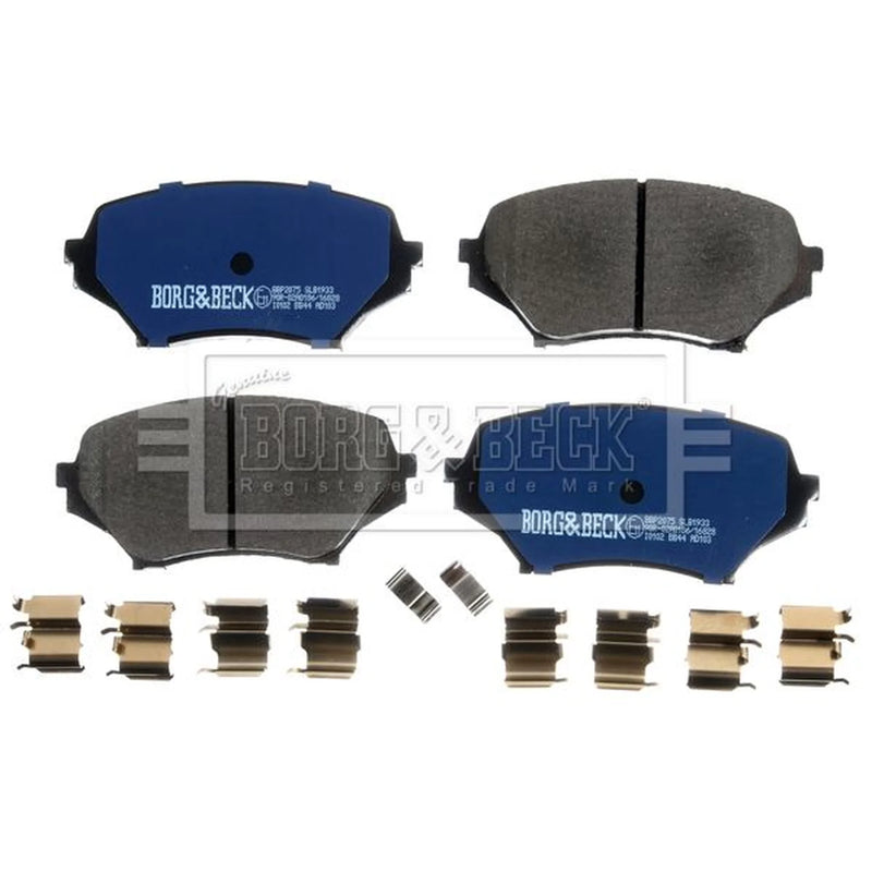 Borg & Beck 4 x Front Brake Pad Set BBP2075
